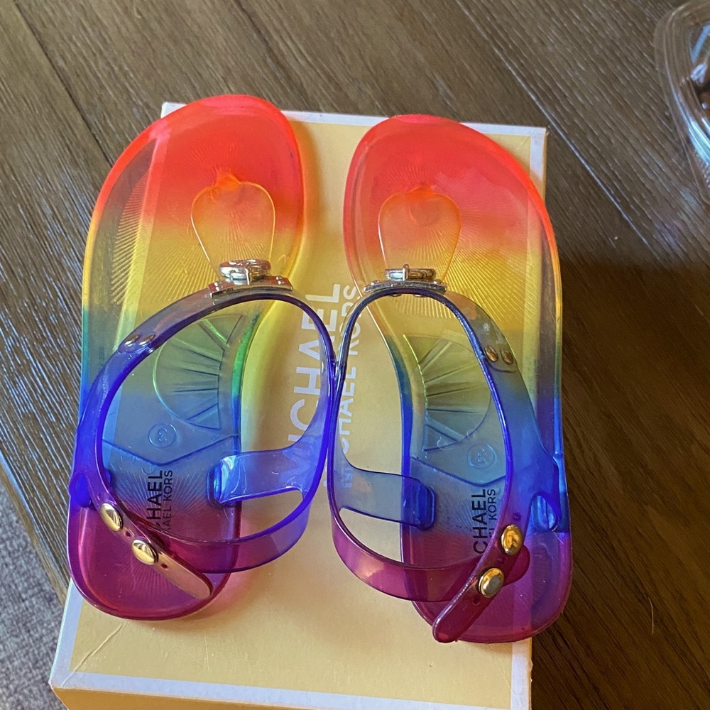 Michael Kors elegant rainbow sandals